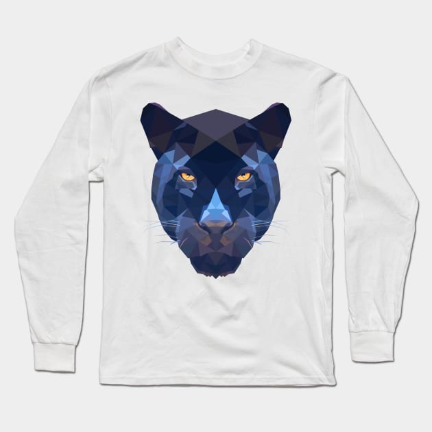 Panther Long Sleeve T-Shirt by Edwardmhz